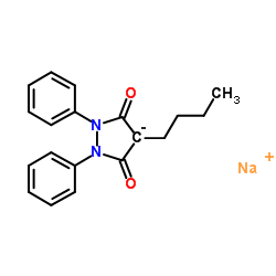Sodium butazolidine structure, CAS 129-18-0