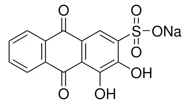 Alizarin Red S structure, CAS 130-22-3