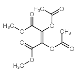 Dimethyl diacetoxyfumarate structure, CAS 130-84-7