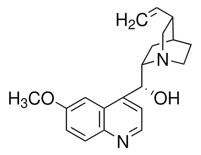 Quinine structure, CAS 130-95-0
