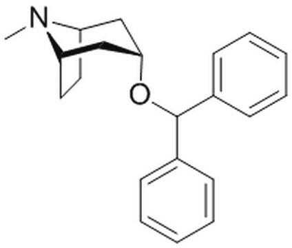 Benztropine mesylate structure, CAS 132-17-2