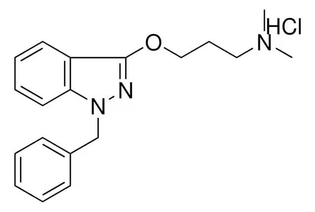 Benzidamine hydrochloride structure, CAS 132-69-4