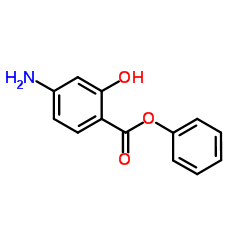 Phenyl-4-aminosalicylate structure, CAS 133-11-9