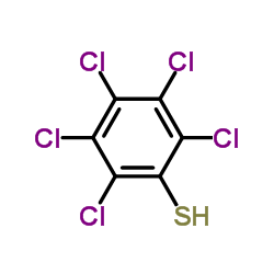 Pentachlorothiophenol structure, CAS 133-49-3