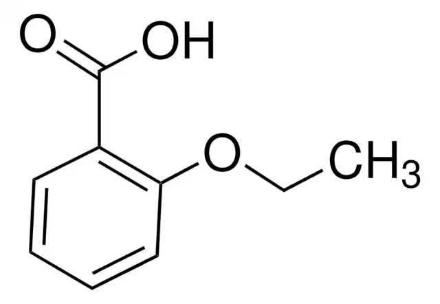 2-Ethoxybenzoic acid structure, CAS 134-11-2