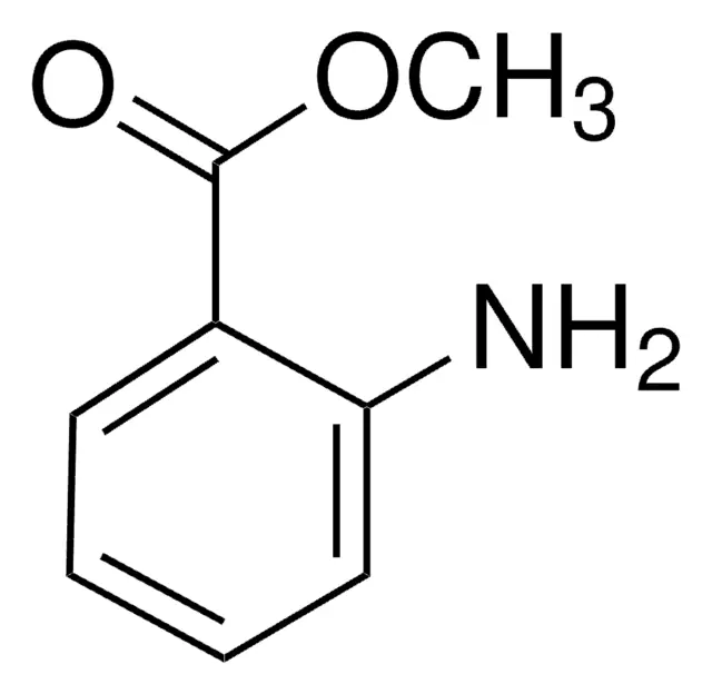 Methyl anthranilate structure, CAS 134-20-3