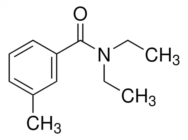 N,N-Diethyl-3-methylbenzamide structure, CAS 134-62-3