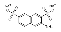 Disodium 3-aminonaphthalene-2,7-disulphonate structure, CAS 135-50-2