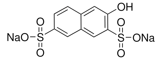 Disodium 2-naphthol-3,6-disulfonate structure, CAS 135-51-3