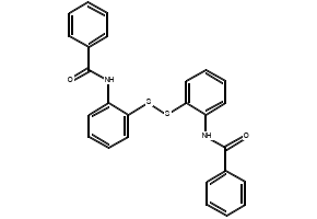2,2'-Dithiobisbenzanilide structure, CAS 135-57-9
