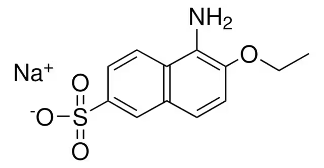 Sodium 6-hydroxynaphthalene-2-sulfonate structure, CAS 135-76-2