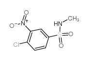 4-Chloro-N-methyl-3-nitrobenzenesulfonamide structure, CAS 137-48-4