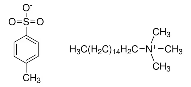 Cetrimonium tosylate structure, CAS 138-32-9