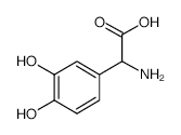3,4-Dihydroxyphenylglycine structure, CAS 138-62-5