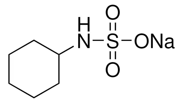 Sodium cyclamate structure, CAS 139-05-9