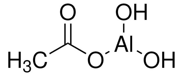 Aluminum acetate structure, CAS 139-12-8