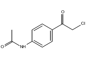 4'-(Chloroacetyl)-acetanilide structure, CAS 140-49-8