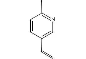 2-Methyl-5-vinylpyridine structure, CAS 140-76-1