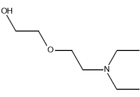 6-Ethyl-3-oxa-6-azaoctanol structure, CAS 140-82-9
