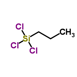 Trichloropropylsilane structure, CAS 141-57-1