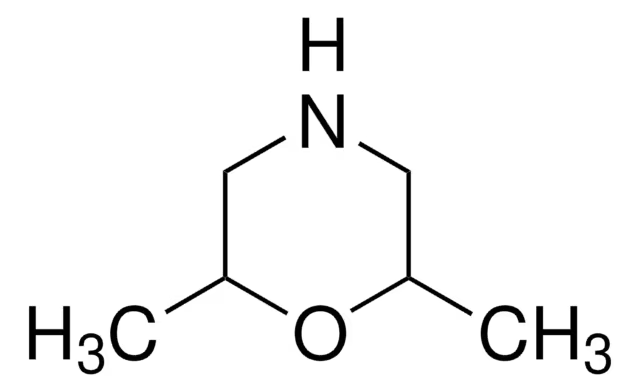 Dimethylmorpholine structure, CAS 141-91-3