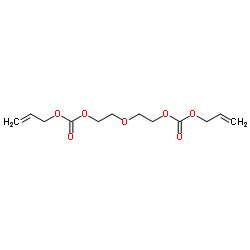 Diallyl 2,2'-oxydiethyl dicarbonate structure, CAS 142-22-3