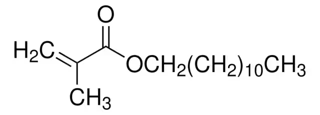 Dodecyl 2-methylacrylate structure, CAS 142-90-5