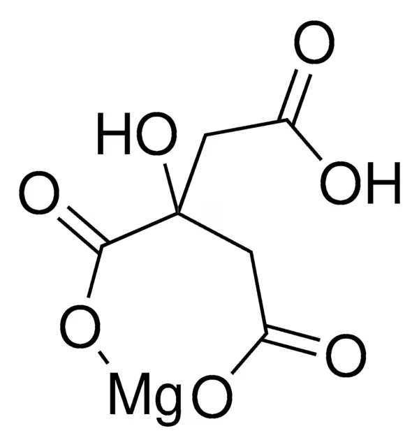 Magnesium citrate structure, CAS 144-23-0