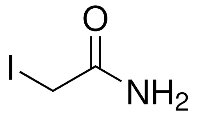 Iodoacetamide structure, CAS 144-48-9