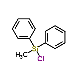 Chlorodiphenylmethylsilane structure, CAS 144-79-6