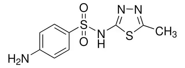 Sulfamethizole structure, CAS 144-82-1