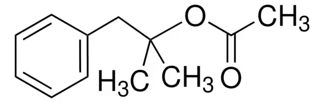 Dimethylbenzylcarbinyl acetate structure, CAS 151-05-3