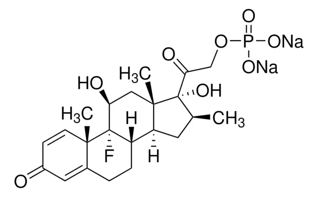 Betamethasone 21-phosphate disodium structure, CAS 151-73-5