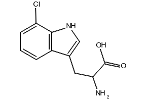 7-Chlorotryptophan structure, CAS 153-97-9