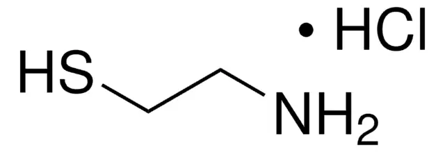 Cysteamine hydrochloride structure, CAS 156-57-0