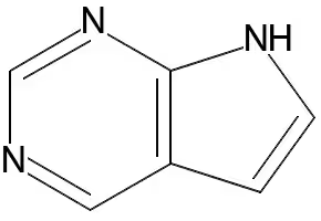 1H-Pyrrolo[2,3-d]pyrimidine structure, CAS 271-70-5