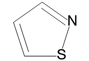 Isothiazole structure, CAS 288-16-4