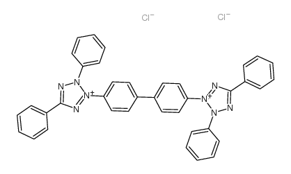 Neotetrazolium chloride structure, CAS 298-95-3