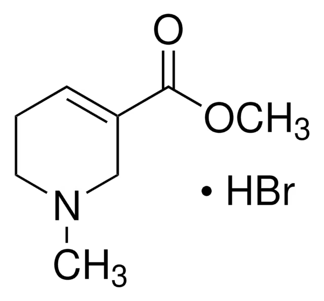 Arecoline hydrobromide structure, CAS 300-08-3