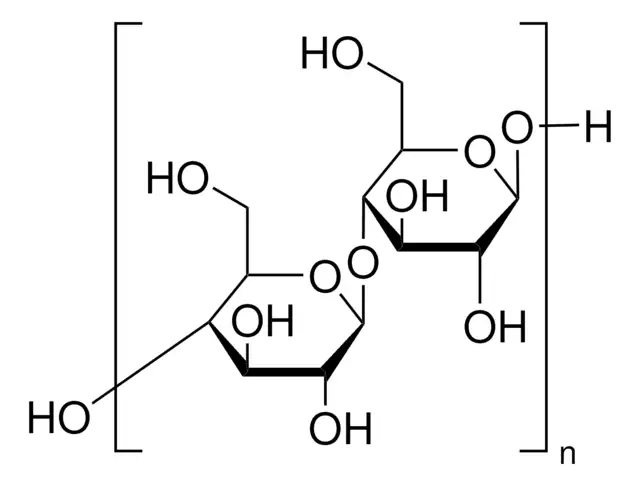 Microcrystalline Cellulose structure, CAS 9012-19-5