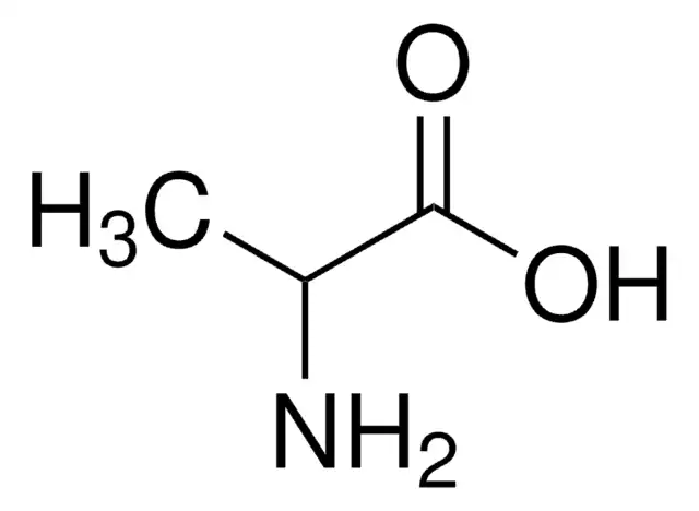 DL-Alanine structure, CAS 302-72-7
