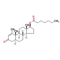 Methenolone enanthate structure, CAS 303-42-4