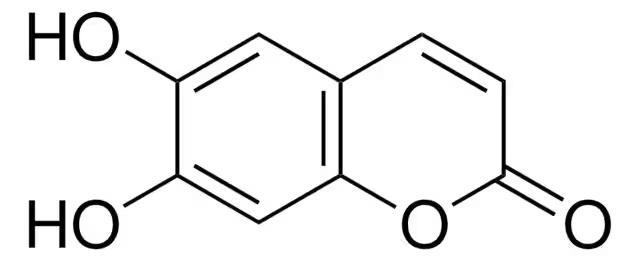Esculetin structure, CAS 305-01-1