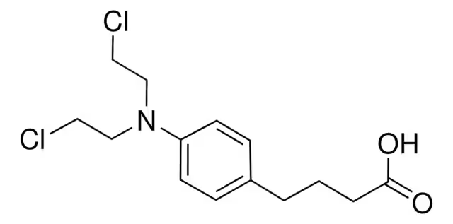 Chlorambucil structure, CAS 305-03-3