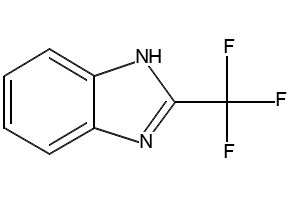 2-(Trifluoromethyl)benzimidazole structure, CAS 312-73-2