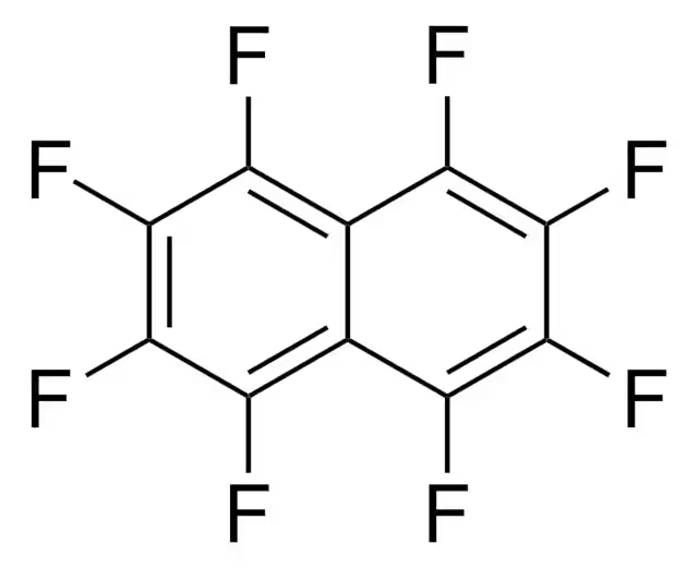 Octafluoronaphthalene structure, CAS 313-72-4