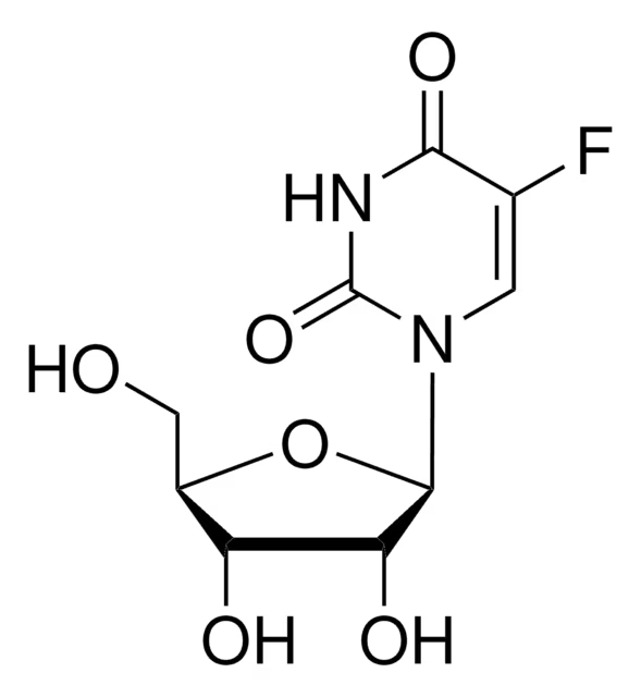 5-Fluorouridine structure, CAS 316-46-1