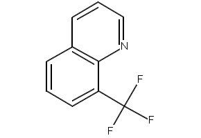 8-Trifluoromethylquinoline structure, CAS 317-57-7