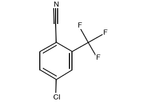 4-Chloro-2-(trifluoromethyl)benzonitrile structure, CAS 320-41-2