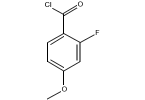 2-Fluoro-4-methoxybenzoic acid structure, CAS 321-24-4